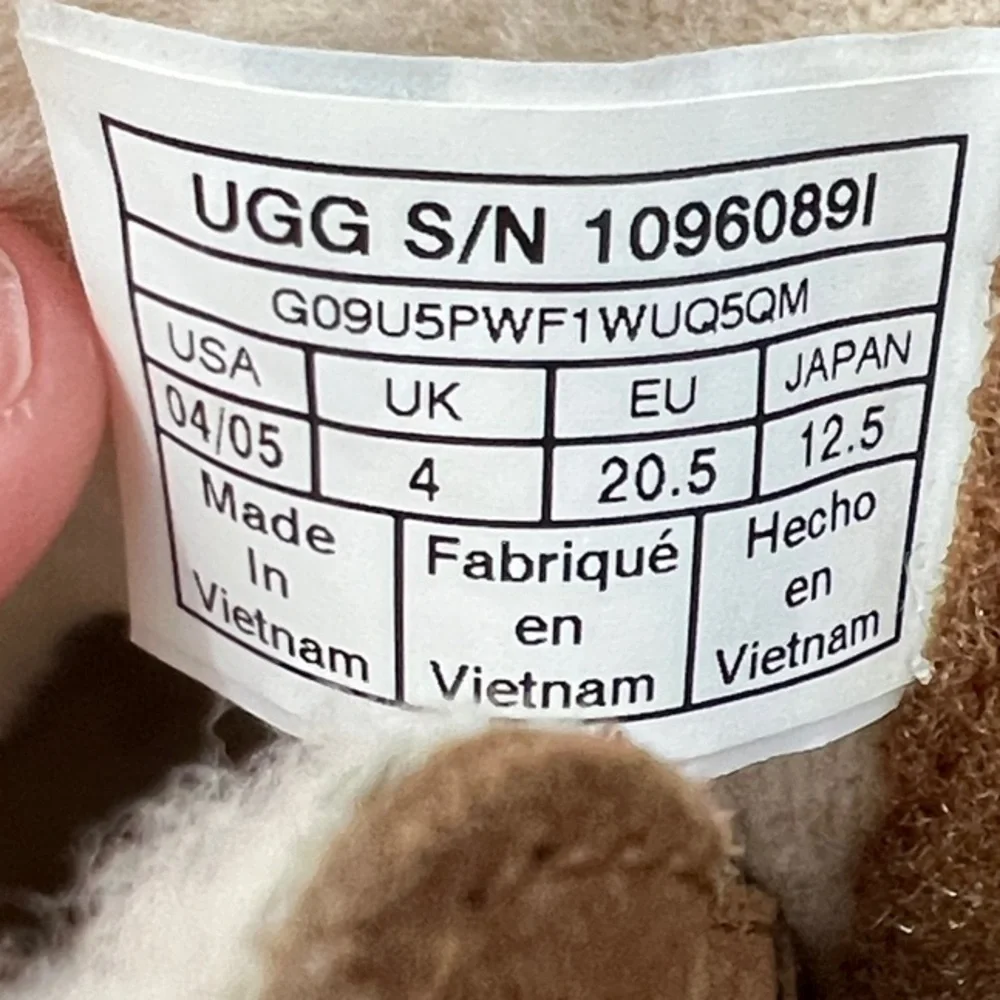 UGG Kids Tan Suede Boots